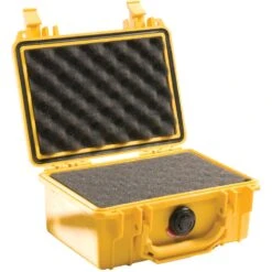 Pelican Protector Case Dry Boxes | NRS -Outdoor Sports 55438 01 yellow open 010218 1000x1000