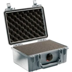 Pelican Protector Case Dry Boxes | NRS -Outdoor Sports 55445 01 silver open 010218 1000x1000