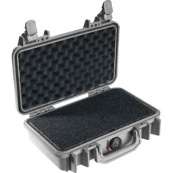 Pelican Protector Case Dry Boxes | NRS -Outdoor Sports 55446 01 silver open 010218 1000x1000