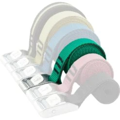 NRS 1" Color Coded Tie-Down Straps -Outdoor Sports 60002 01 Green 6 LeftRolled 022822 1000x1000
