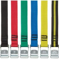 NRS 1" Color Coded Tie-Down Straps -Outdoor Sports 60002 01 Group All Row 022822 1000x1000