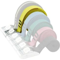 NRS 1" Color Coded Tie-Down Straps -Outdoor Sports 60002 01 Yellow 10 LeftRolled 022822 1000x1000