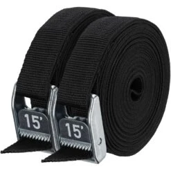 NRS 1" HD Tie-Down Straps -Outdoor Sports 60027 01 Black 15 Rolls 111319 1000x1000