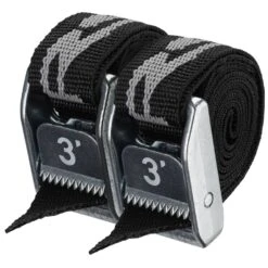 NRS 1" HD Tie-Down Straps -Outdoor Sports 60027 01 Black 3 Rolls 111319 1000x1000
