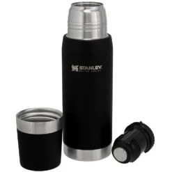 Stanley Master Unbreakable Thermal Bottle | NRS -Outdoor Sports 71315 01 FoundryBlack 25 lidoff 012020 1000x1000